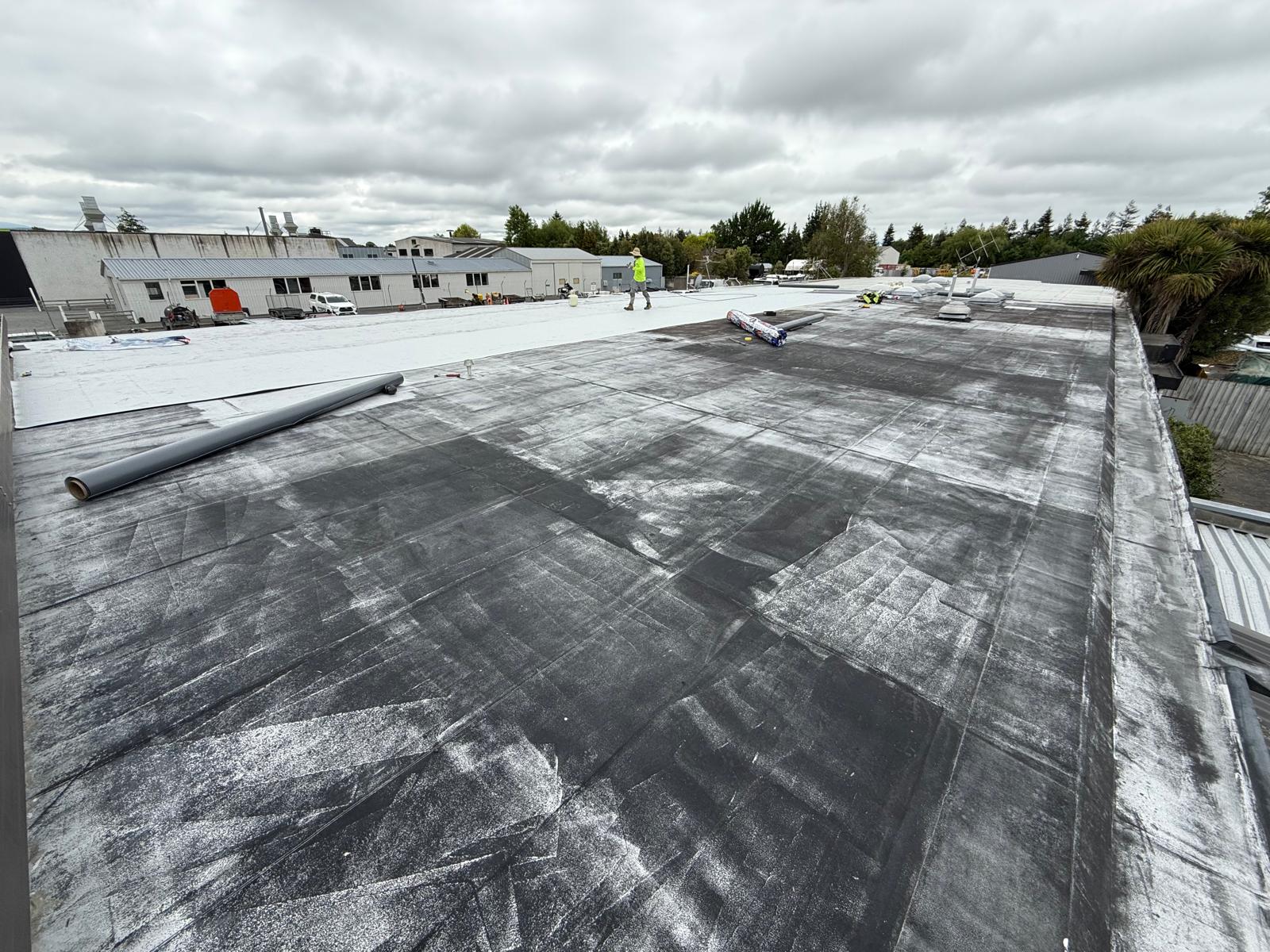Before commercial butynol roof repairs Auckland